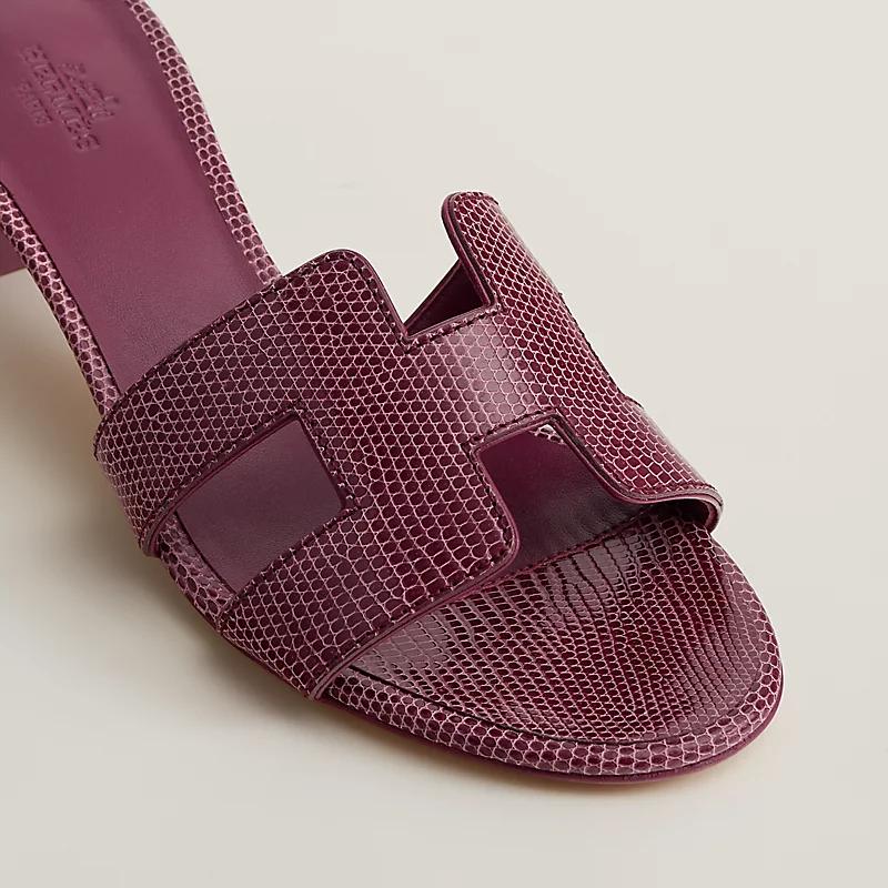 Giày Hermes Oasis Sandal Nữ Tím Violet